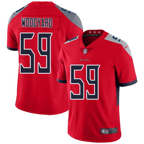 Tennessee Titans Limited Red Men Wesley Woodyard Jersey NFL Football #59 Inverted Legend->youth nfl jersey->Youth Jersey